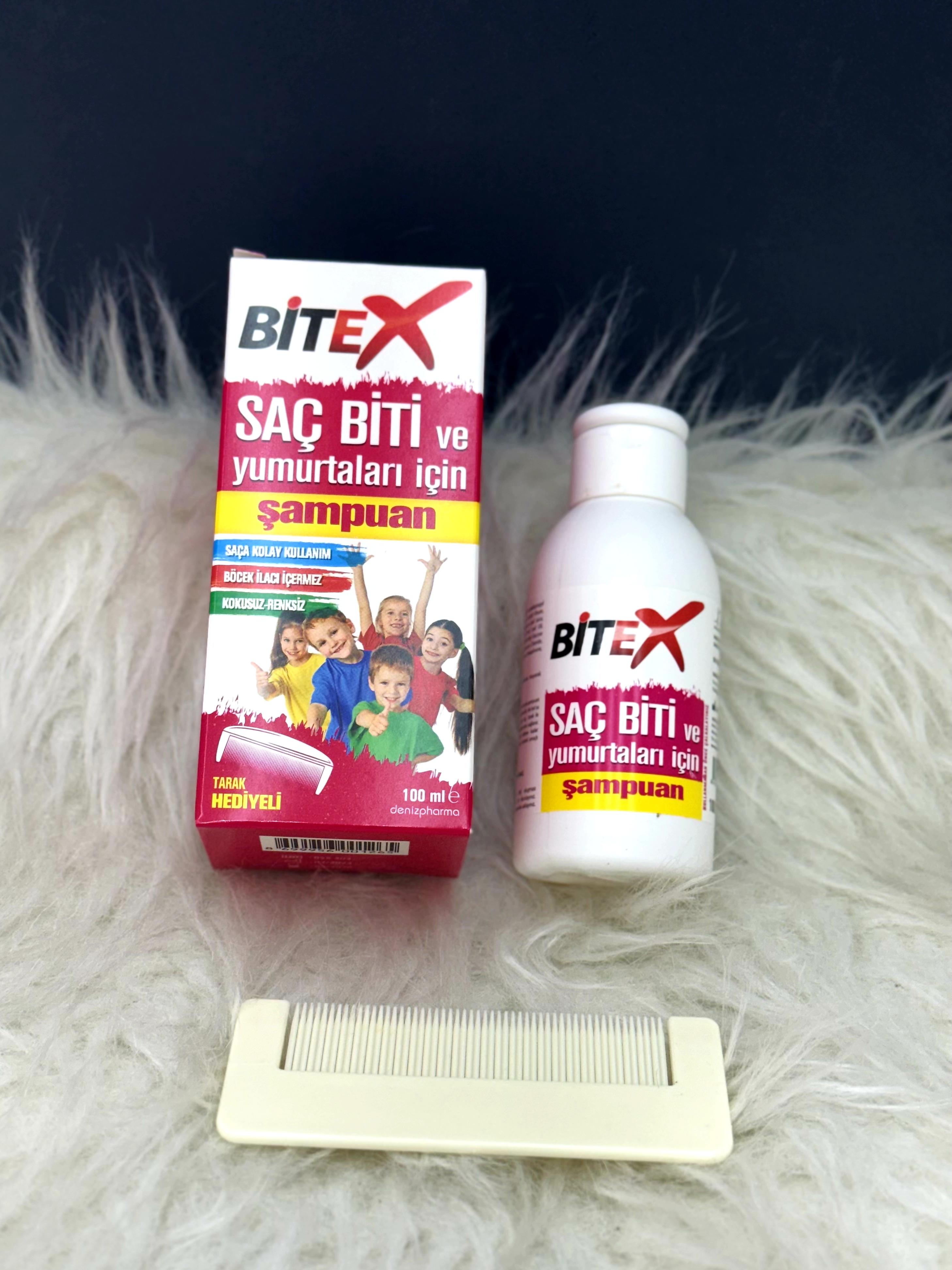 شامپو ضد شپش بیتکس BITEX به همراه شانه محصوص 100میلی لیتر