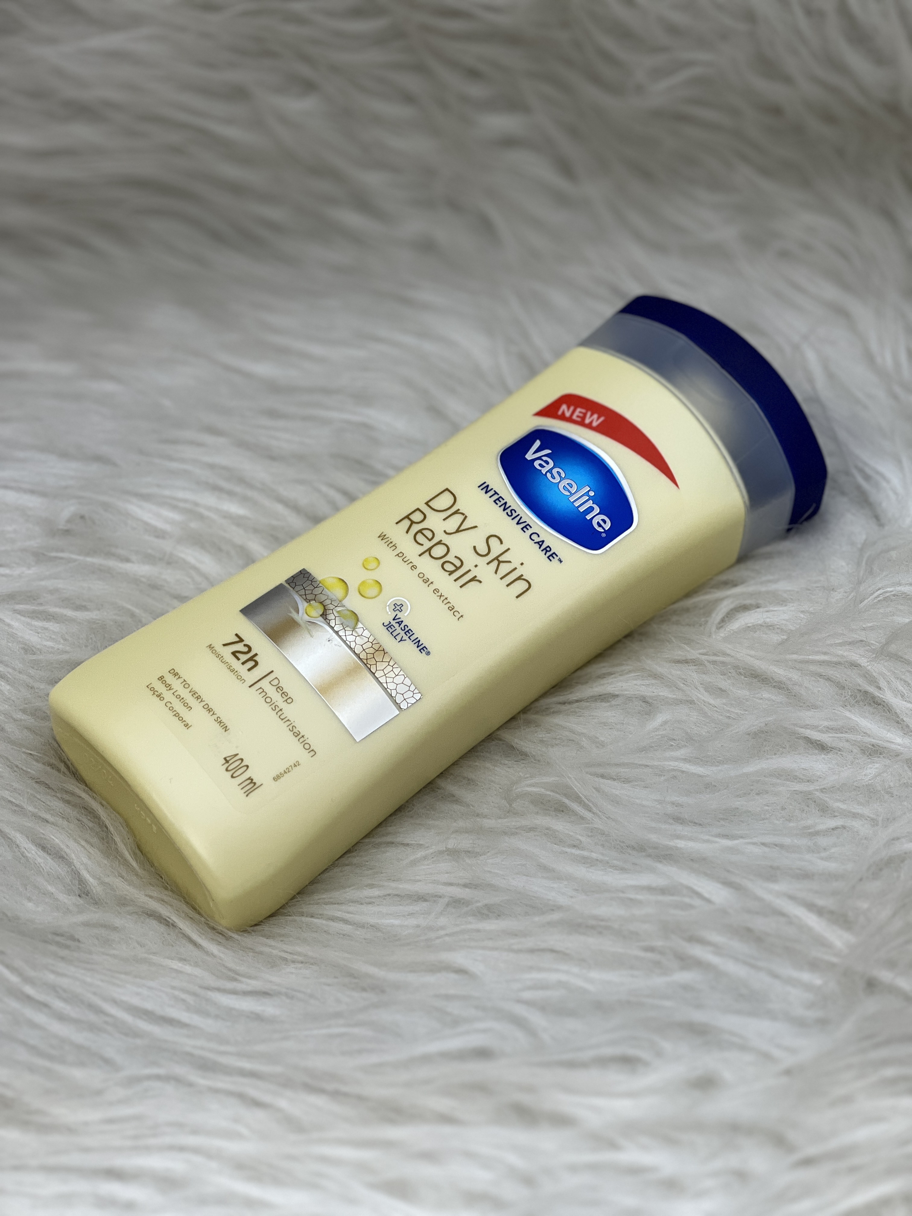 لوسیون بدن وازلین Vaseline مدل Dry skin repair | حجم 400 میلی لیتر