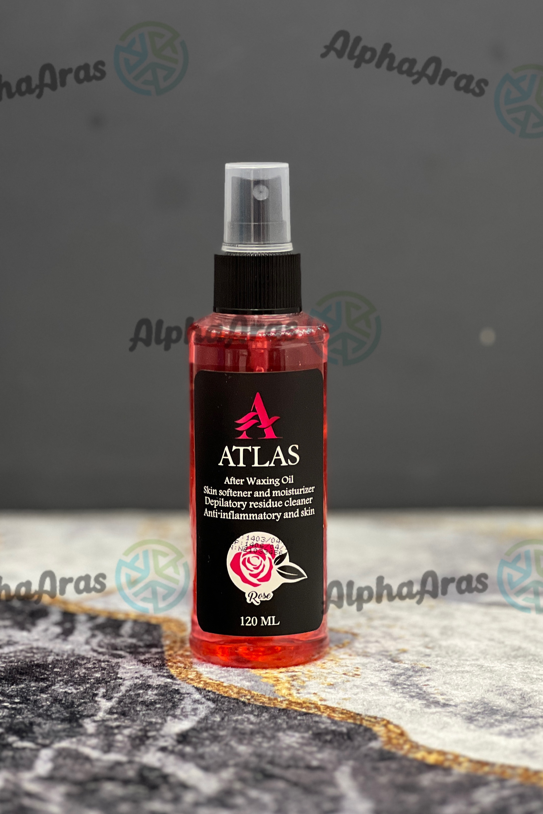 روغن بعد از اپیلاسیون اطلس مدل ROSE  حجم 120 میل