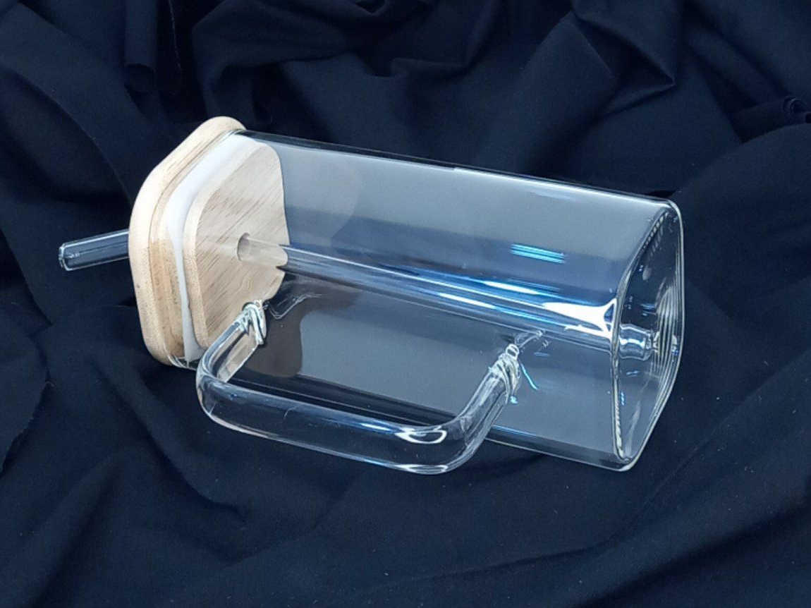 ماگ پیرکس درب بامبو نی دار magpyrex